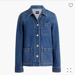New size M  J crew factory denim chore jacket